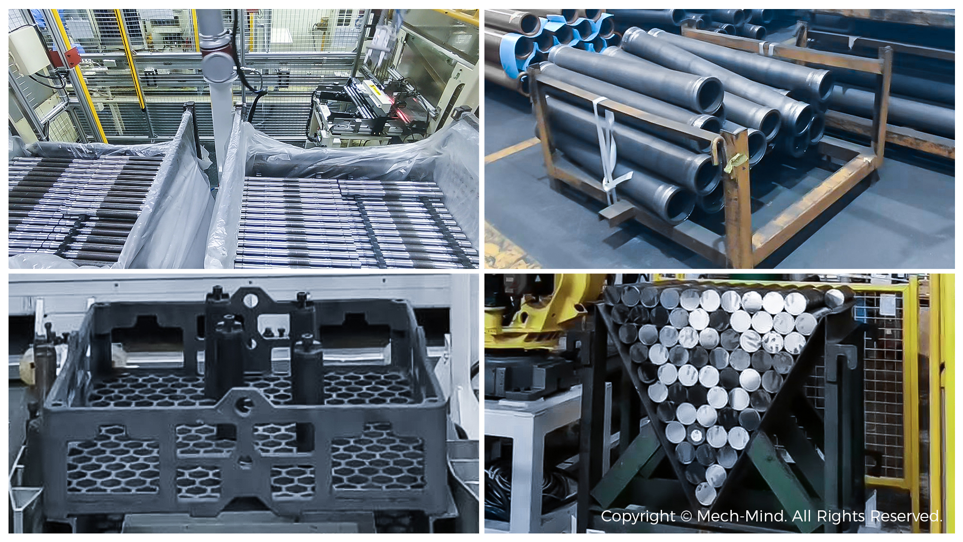 解決方案 | 3D視覺引導軸棒類工件上下料