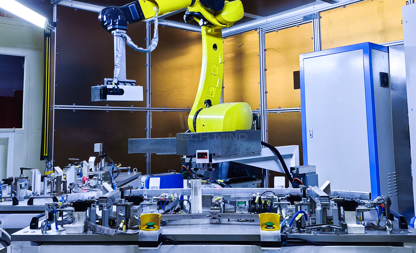 防撞梁在線測量 | 某大型汽車零部件廠