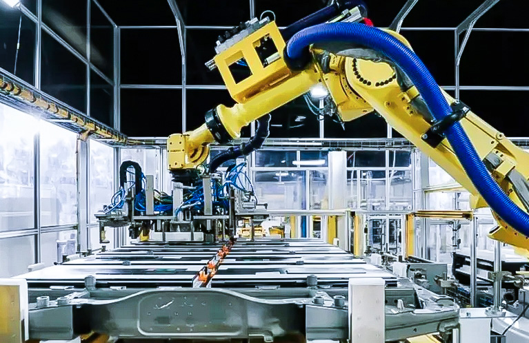 視覺引導電池模組抓取上料 | 某大型汽車主機廠