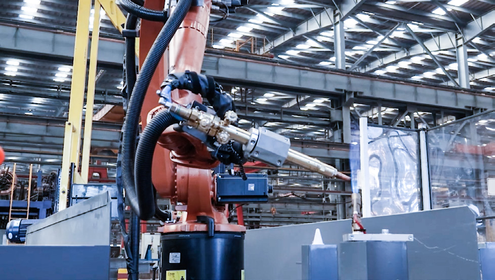 3D視覺引導鋼板上料&開坡口 | 某大型工程機械廠