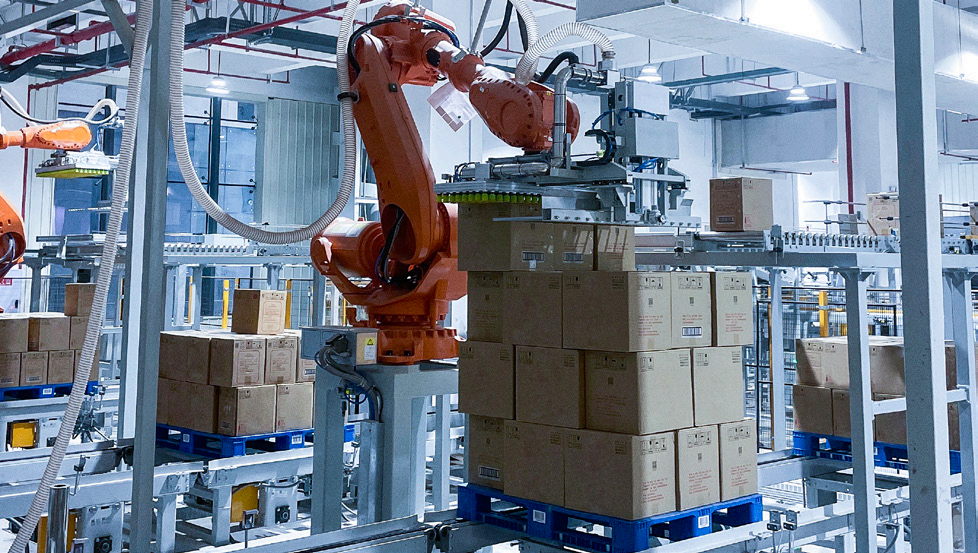 3D視覺引導紙箱拆碼垛 | 某大型酒廠