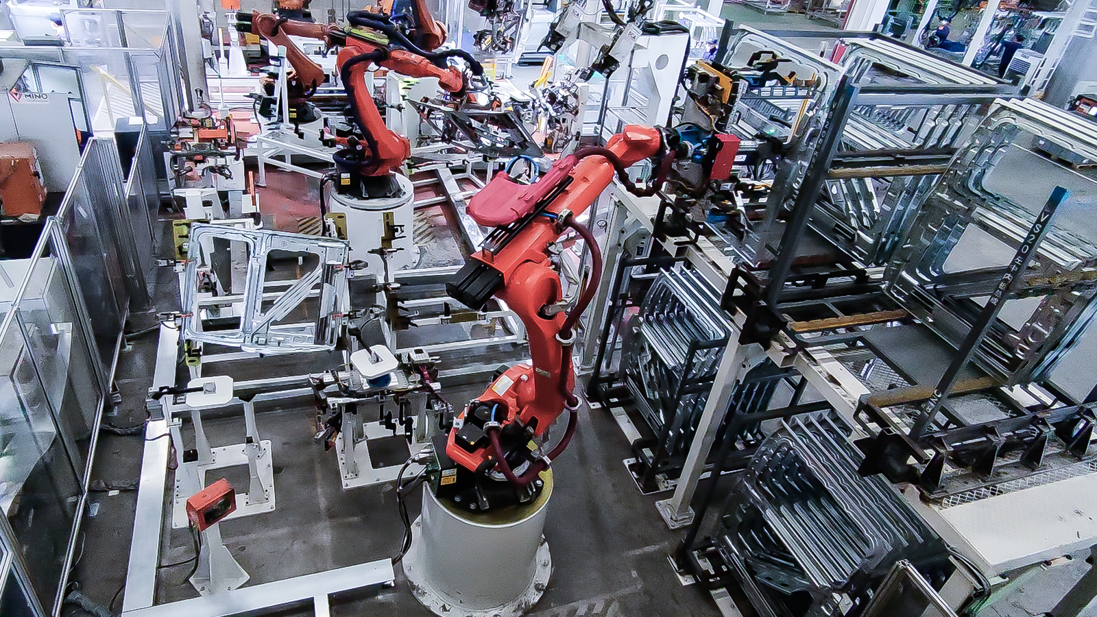 3D視覺引導(dǎo)車門內(nèi)板抓取下料 | 某大型汽車零部件廠