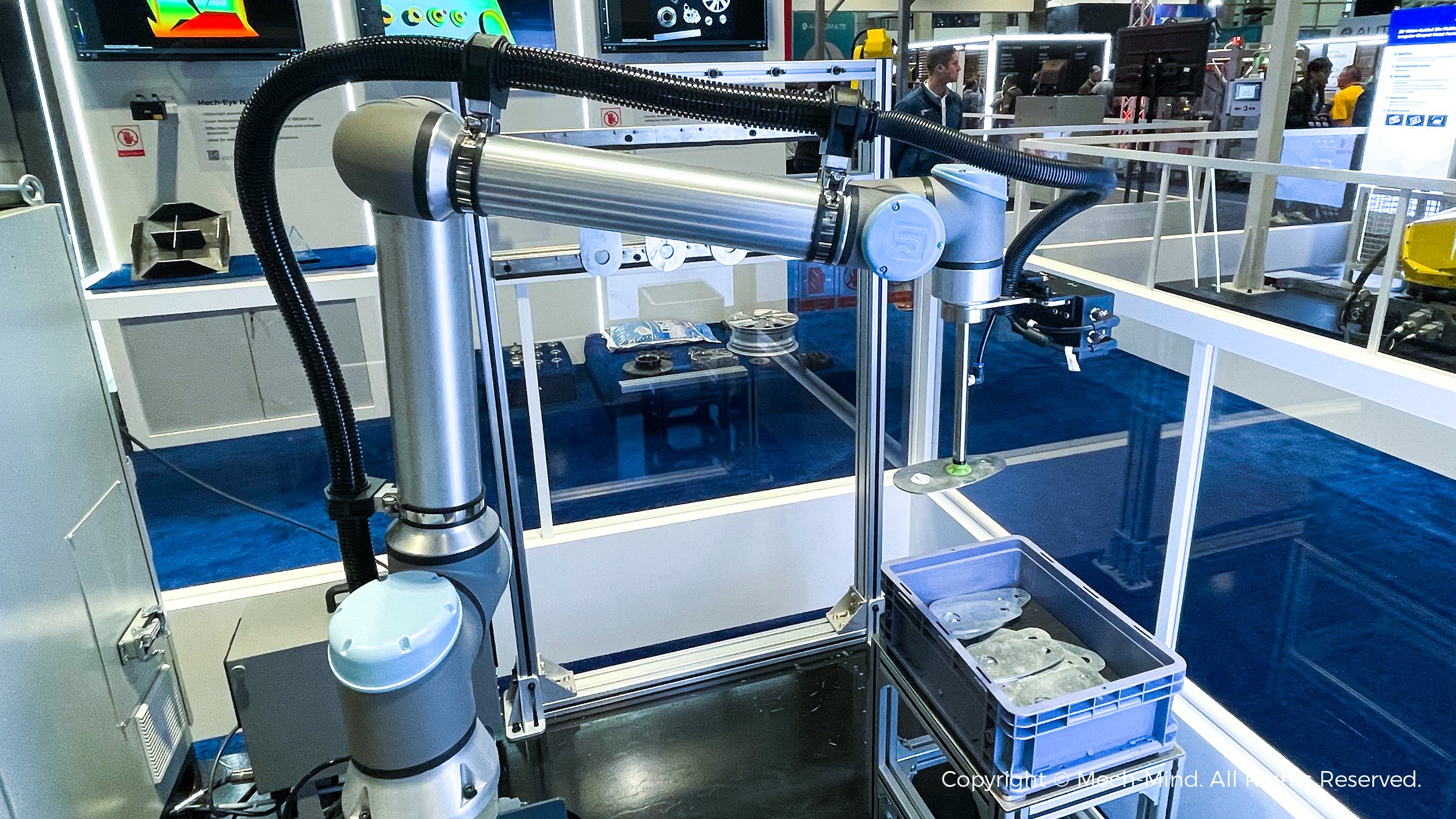 美國自動化盛會AUTOMATE 2024：梅卡曼德作為參展規模最大的中國企業，先進AI+3D技術獲廣泛關注