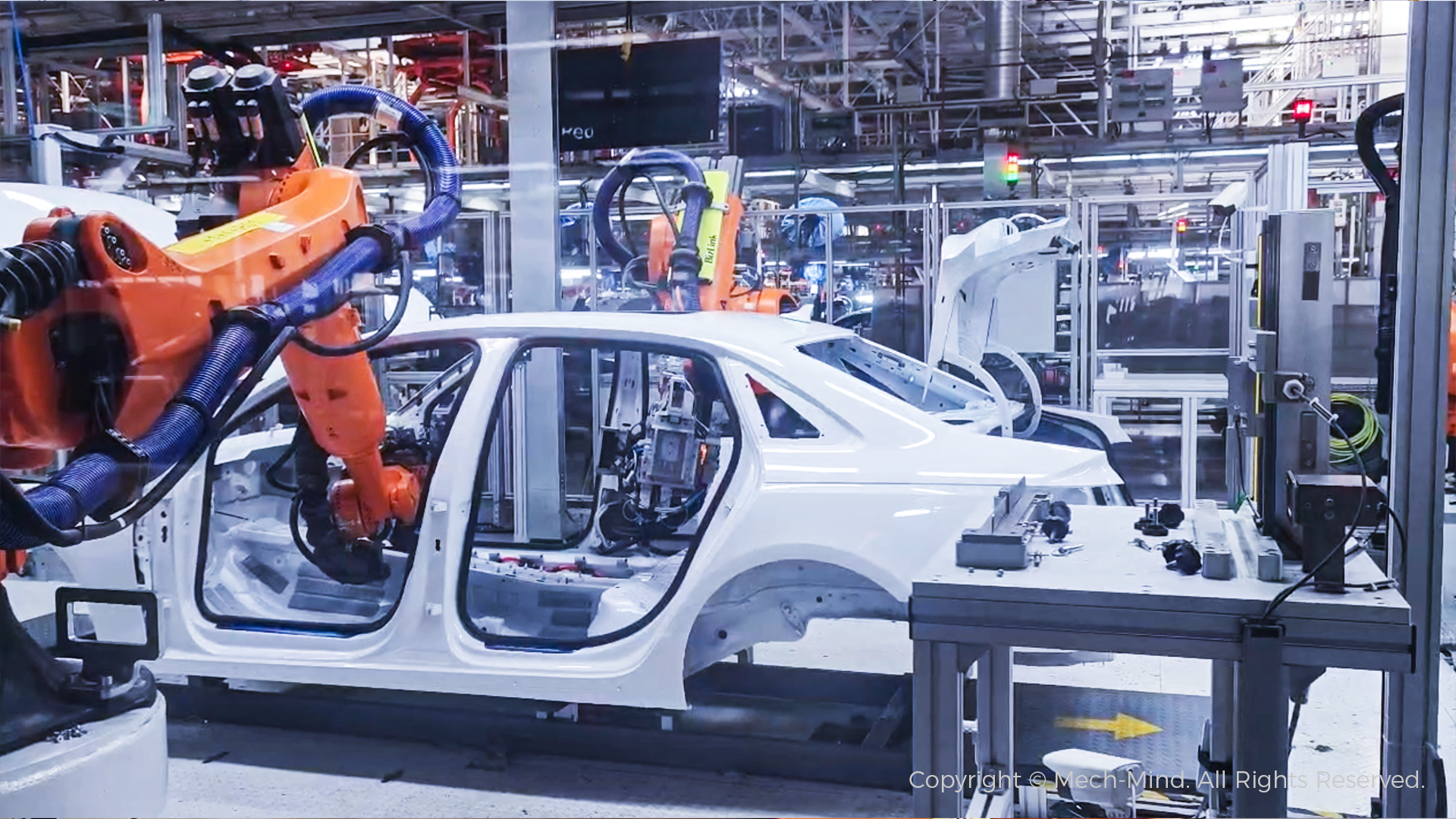 AI視覺引導密封條輥壓 | 某大型汽車主機廠 AI視覺引導密封條輥壓 | 某大型汽車主機廠