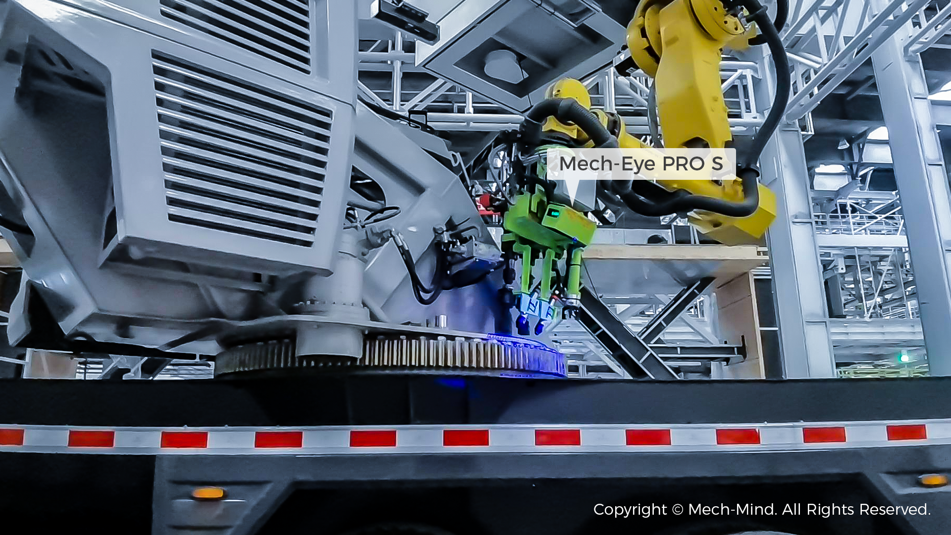 AI視覺引導回轉支承擰緊 | 某大型工程機械廠 AI視覺引導回轉支承擰緊 | 某大型工程機械廠