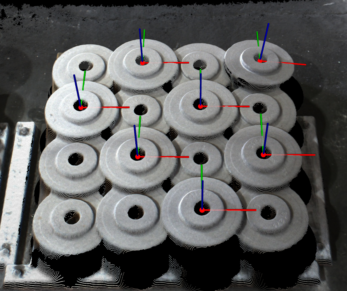 AI視覺引導剎車盤抓取上料 | 某大型汽車零部件廠 AI視覺引導剎車盤抓取上料 | 某大型汽車零部件廠