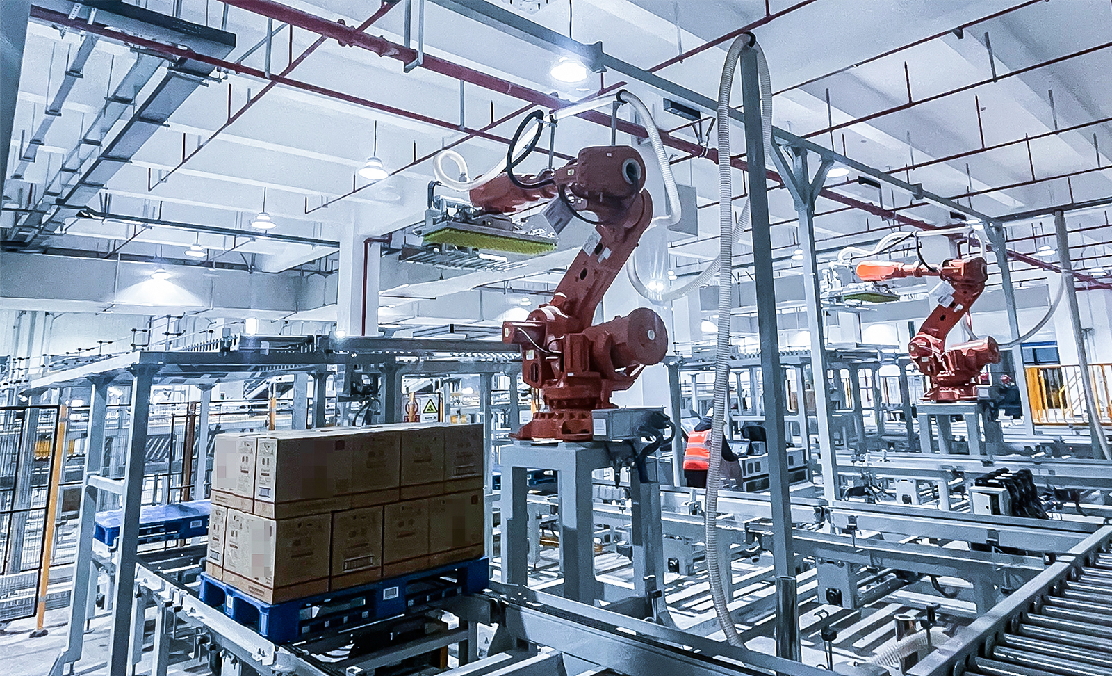 AI視覺(jué)引導(dǎo)紙箱拆垛 | 某大型酒廠