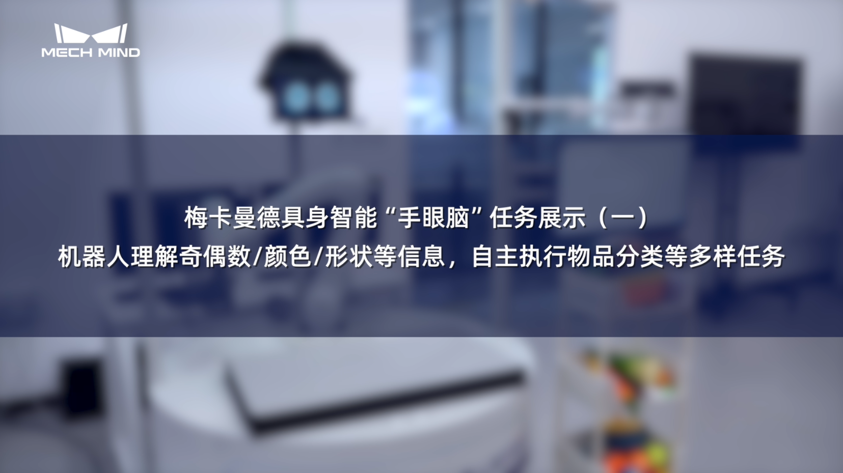 梅卡曼德具身智能“手眼腦”任務展示(一)