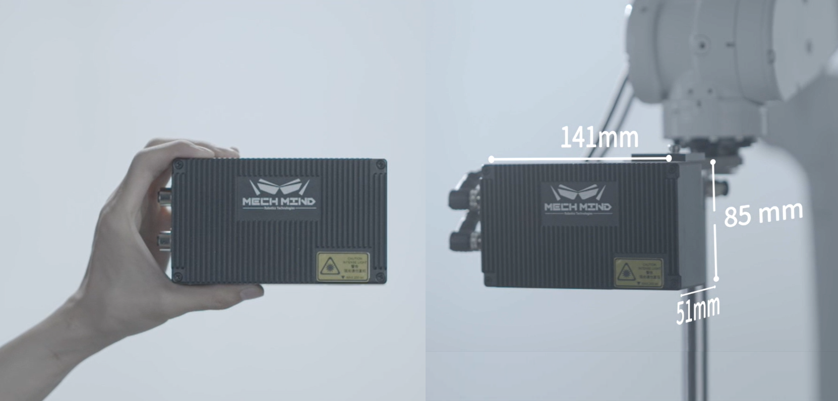 新升級Mech-Eye Nano工業級3D相機——超小體積、更高精度、更強工業防護