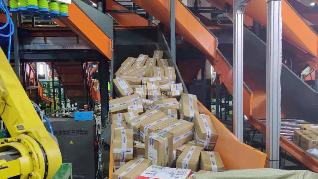 視覺引導籠車混碼 | 某大型快遞企業 視覺引導籠車混碼 | 某大型快遞企業