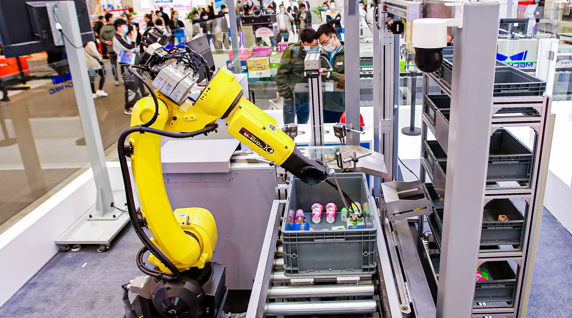 CeMAT現(xiàn)場(chǎng) | 梅卡曼德全新升級(jí)五大物流解決方案重磅亮相，AI+3D賦能智能物流