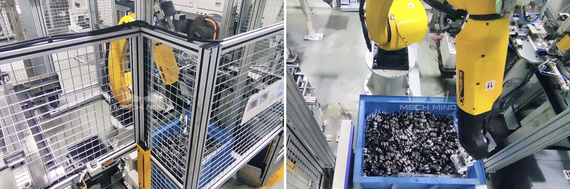 視覺引導內心輪抓取上料|某大型汽配廠 視覺引導內心輪抓取上料|某大型汽配廠