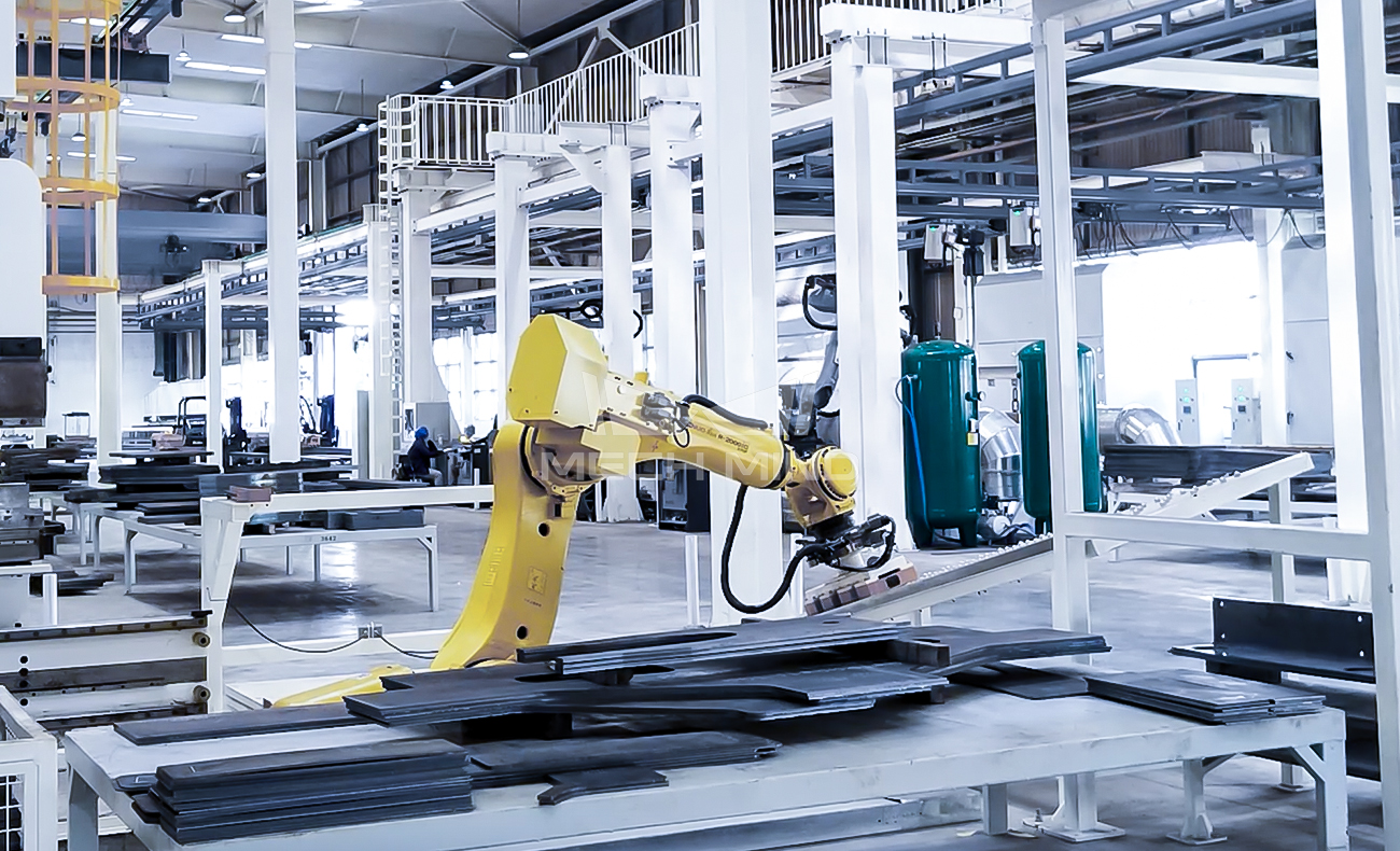 AI視覺引導鋼板折彎上料 | 某大型機械工程公司