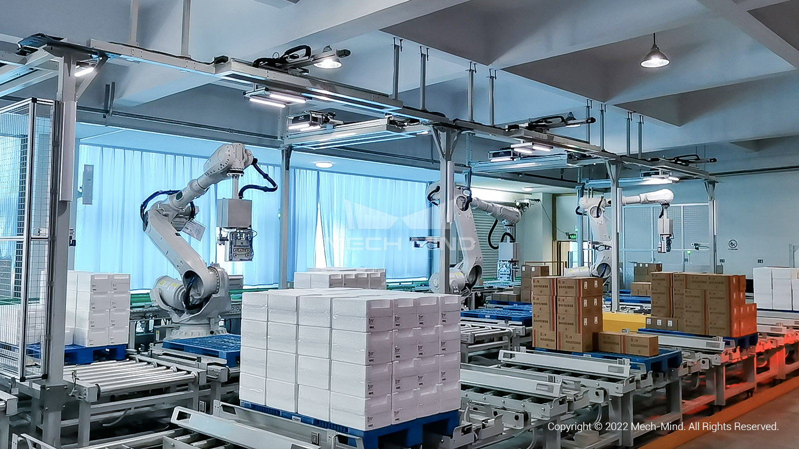 視覺引導紙箱拆碼垛|某大型工廠 視覺引導紙箱拆碼垛|某大型工廠