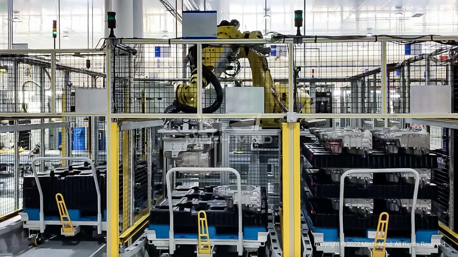 視覺引導變速箱殼體上料 | 某大型汽配廠 視覺引導變速箱殼體上料 | 某大型汽配廠