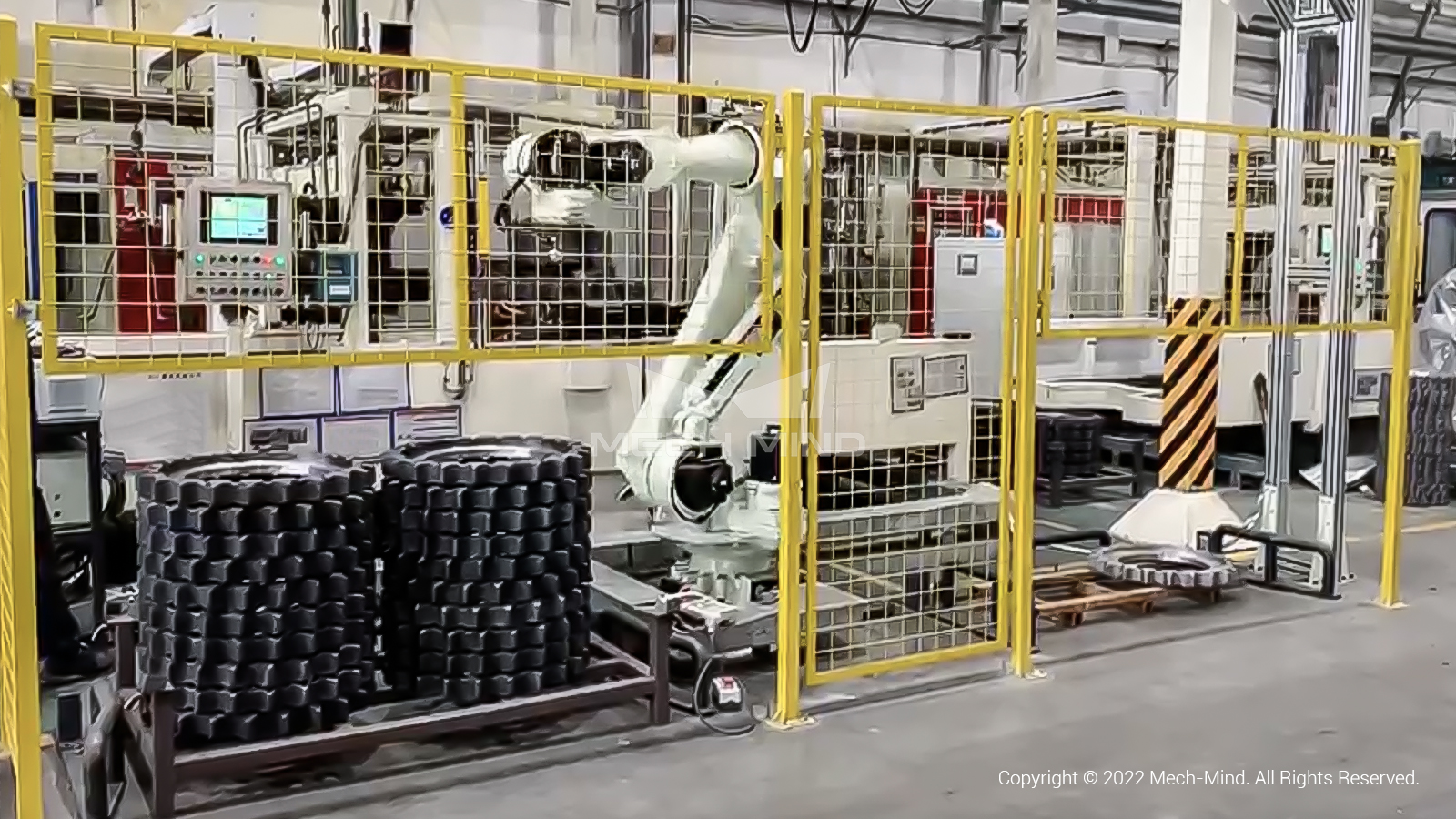 視覺引導驅動輪抓取上料 | 某工程機械巨頭 視覺引導驅動輪抓取上料 | 某工程機械巨頭