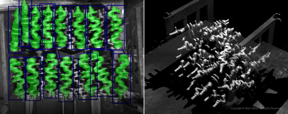 點云圖及識別結果圖