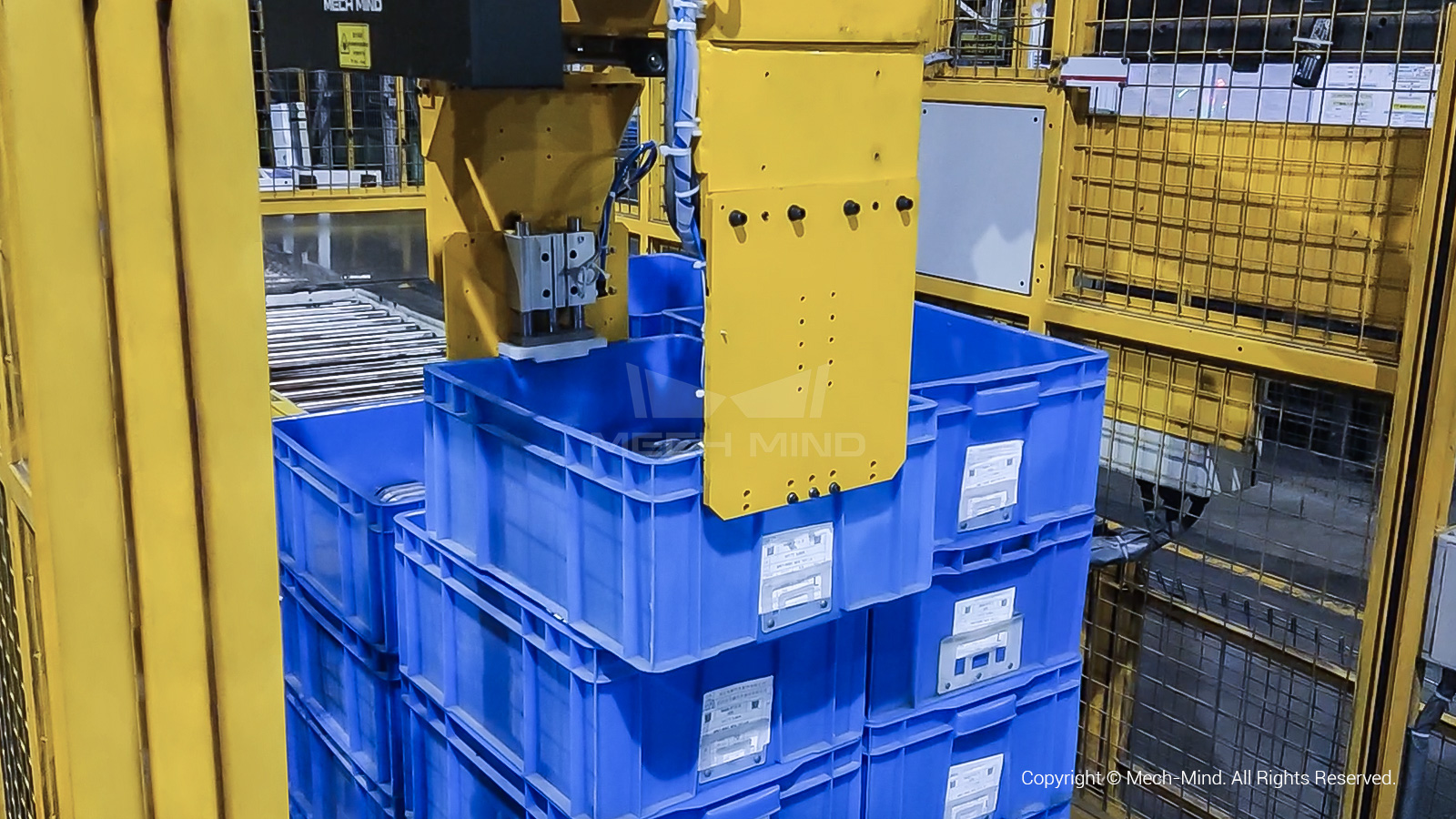 3D視覺引導周轉箱拆垛 | 某大型汽配廠 